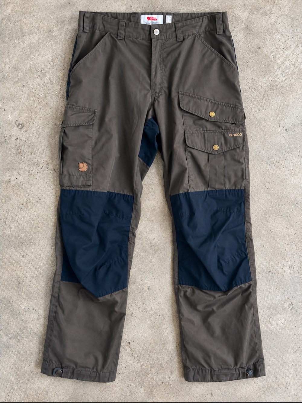 Fjallraven Vidda Pro G-1000 Cargo Hiking Pants Men 36 Regular Outdoor Trekking